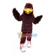Messy Furry Eagle With Sports Shoes Mascot Costume Messy Furry Eagle With Sports Shoes Mascot Costume