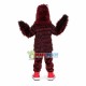 Messy Furry Eagle With Sports Shoes Mascot Costume Messy Furry Eagle With Sports Shoes Mascot Costume