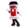 Print Coffee Cup Mascot Costume for Adult