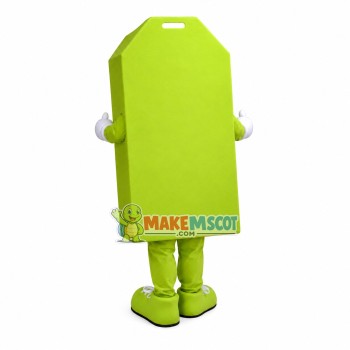 Green Sign of Mobile Regional Airport Mascot Costume Green Sign of Mobile Regional Airport Mascot Costume