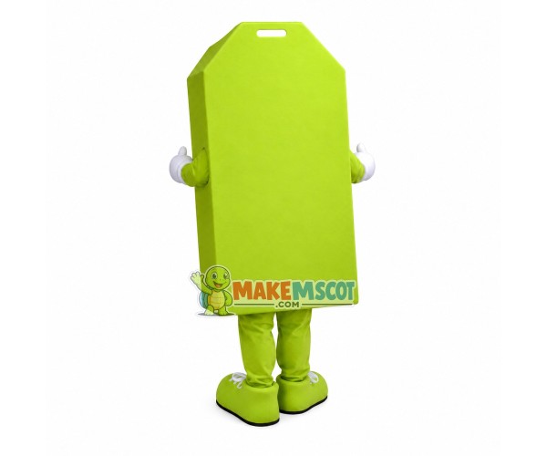 Green Sign of Mobile Regional Airport Mascot Costume Green Sign of Mobile Regional Airport Mascot Costume