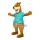 Stout The Kangaroo With Shirt Mascot Costume Stout The Kangaroo With Shirt Mascot Costume