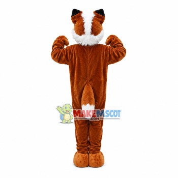 Soft Plush The Adult Brown Fox Mascot Costume Soft Plush The Adult Brown Fox Mascot Costume