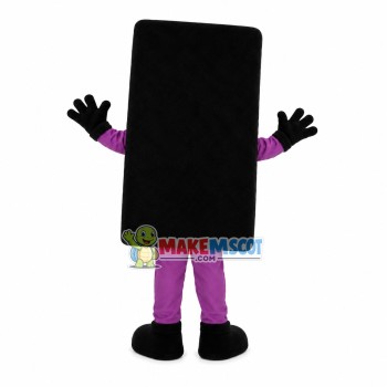 Classic Black Card of The Library Mascot Costume Classic Black Card of The Library Mascot Costume