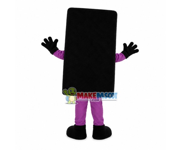 Classic Black Card of The Library Mascot Costume Classic Black Card of The Library Mascot Costume