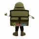 Funny Cartoon Military Canvas Bag Mascot Costume