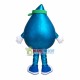 Cartoon Bright Lake Blue Water Drop Mascot Costume Cartoon Bright Lake Blue Water Drop Mascot Costume