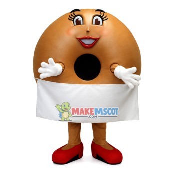 Delicious Chicken Doughnut Mascot Costume Delicious Chicken Doughnut Mascot Costume