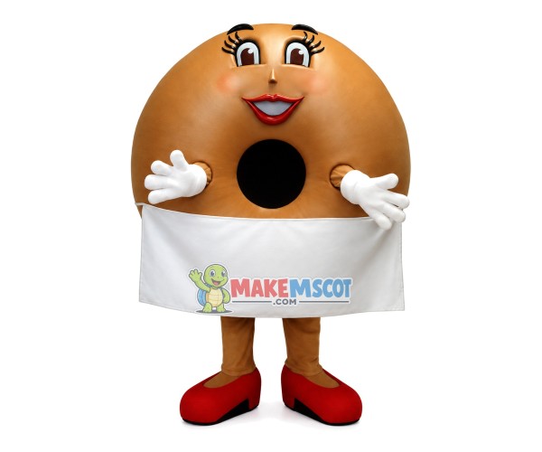 Delicious Chicken Doughnut Mascot Costume Delicious Chicken Doughnut Mascot Costume