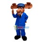 Power Police Chief Moose Mascot Costume