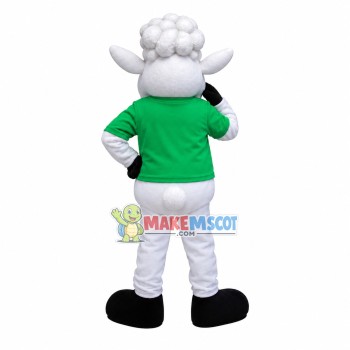 Flexible the Club Member Sheep Mascot Costume Flexible the Club Member Sheep Mascot Costume