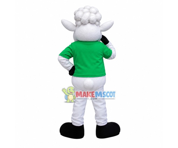Flexible the Club Member Sheep Mascot Costume Flexible the Club Member Sheep Mascot Costume
