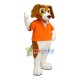 Optimistic the Staff Dog Mascot Costume Optimistic the Staff Dog Mascot Costume