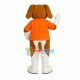 Optimistic the Staff Dog Mascot Costume Optimistic the Staff Dog Mascot Costume