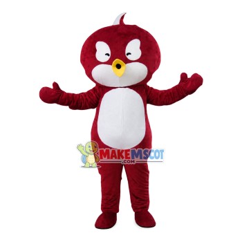 Screaming the Brown Little Penguin Mascot Costume