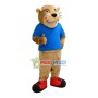 Supportive Tiger of the Global Agency Mascot Costume