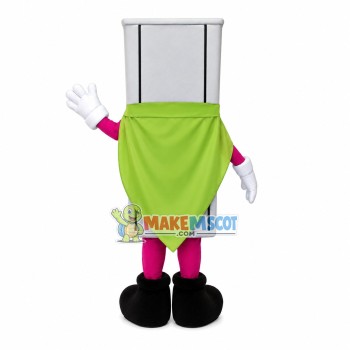Packing Box With Guard Look Mascot Cartoon Costume Packing Box With Guard Look Mascot Cartoon Costume