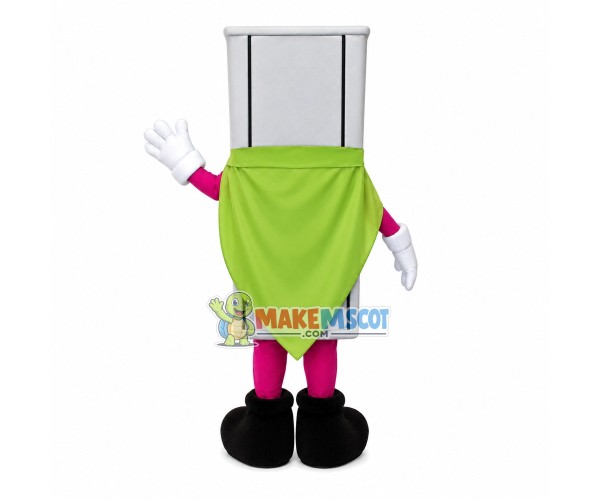 Packing Box With Guard Look Mascot Cartoon Costume Packing Box With Guard Look Mascot Cartoon Costume