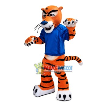 Robust Tiger of The College Mascot Costume