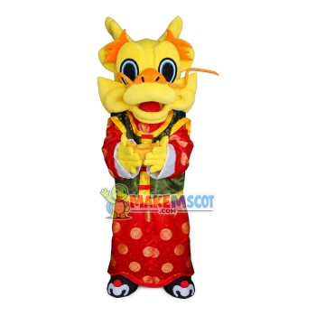 Chinese Traditional Fortune Dragon Mascot Costume Chinese Traditional Fortune Dragon Mascot Costume