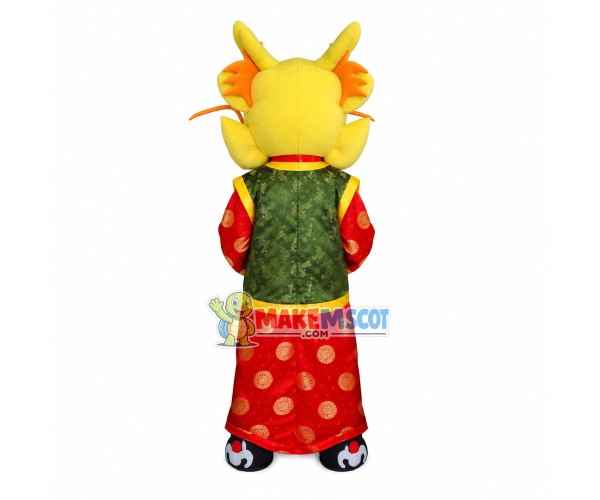 Chinese Traditional Fortune Dragon Mascot Costume Chinese Traditional Fortune Dragon Mascot Costume