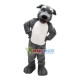 Frank Dog With White Eyebrows Mascot Costume Frank Dog With White Eyebrows Mascot Costume