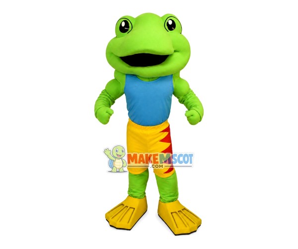 Muscle Frog of Water System Mascot Costume