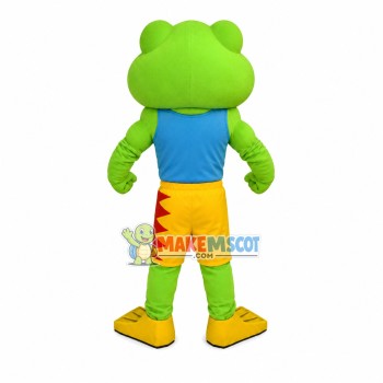 Muscle Frog of Water System Mascot Costume Muscle Frog of Water System Mascot Costume