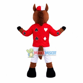 Custodian Horse of The Casino Mascot Costume Custodian Horse of The Casino Mascot Costume