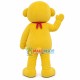 Gift Plush Bear With Red Ribbon Mascot Costume Gift Plush Bear With Red Ribbon Mascot Costume