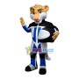 Racer Leopard Winning The Race Mascot Costume