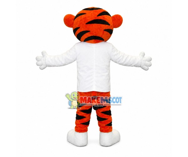 Skinny the Little Tiger Mascot Costume Skinny the Little Tiger Mascot Costume