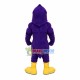 Muscular Dark Purple Goshawk Mascot Costume Muscular Dark Purple Goshawk Mascot Costume