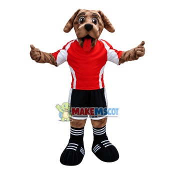 Sports Dog of the Football Association Mascot Costume