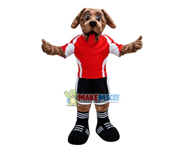 Sports Dog of the Football Association Mascot Costume Sports Dog of the Football Association Mascot Costume