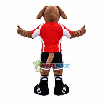 Sports Dog of the Football Association Mascot Costume