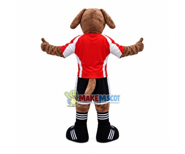 Sports Dog of the Football Association Mascot Costume Sports Dog of the Football Association Mascot Costume