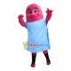 Cartoon Pink Massage Thump Mascot Costume Cartoon Pink Massage Thump Mascot Costume
