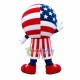 Pillow Doll With American Flag Print Mascot Costume Pillow Doll With American Flag Print Mascot Costume
