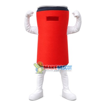 Red Beer Can of The University Mascot Costume Red Beer Can of The University Mascot Costume
