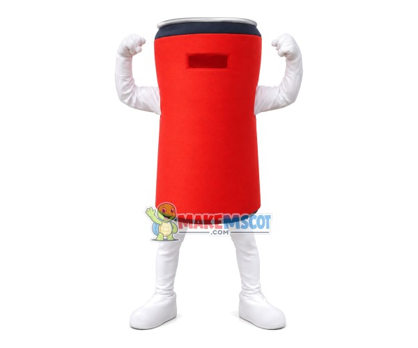 Red Beer Can of The University Mascot Costume Red Beer Can of The University Mascot Costume