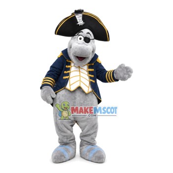One-eyed Pirate Dog of Street Shot Mascot Costume