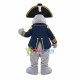 One-eyed Pirate Dog of Street Shot Mascot Costume One-eyed Pirate Dog of Street Shot Mascot Costume