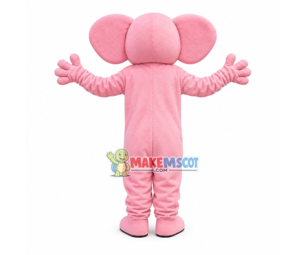 Outdoor Lovely Pink Elephant Mascot Costume Outdoor Lovely Pink Elephant Mascot Costume
