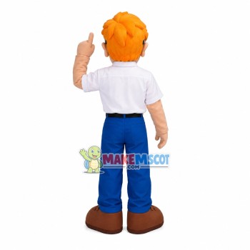 Serious The Blonde Teacher Mascot Costume