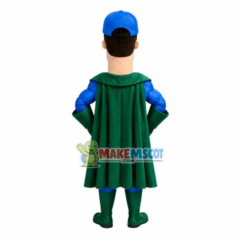 Long-faced Superhero of The College Mascot Costume Long-faced Superhero of The College Mascot Costume