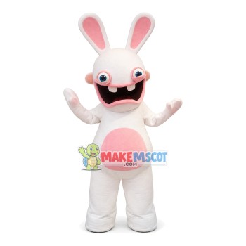 The Villain of The Crazy Rabbid Mascot Costume The Villain of The Crazy Rabbid Mascot Costume