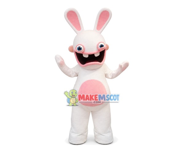 The Villain of The Crazy Rabbid Mascot Costume The Villain of The Crazy Rabbid Mascot Costume
