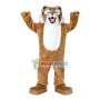 Roaring Tiger With Sharp Teeth Mascot Costume