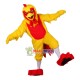 Violent Furry Yellow & Red Chicken Mascot Costume Violent Furry Yellow & Red Chicken Mascot Costume